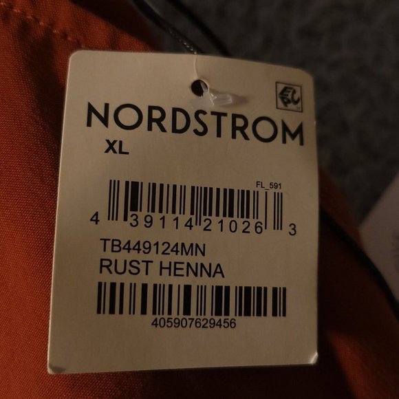 Treasure & Bond Womens‎ Chino Shorts Rust Stretch Slim Fit High Rise XL New - Picture 11 of 12